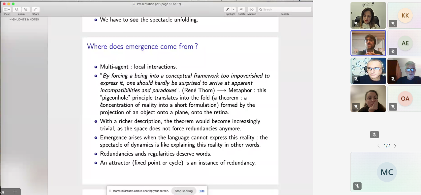 საჯარო ლექცია თემაზე "ქსელთა თეორია: ცოცხალი ორგანიზმი, სოციალური ორგანიზმი"